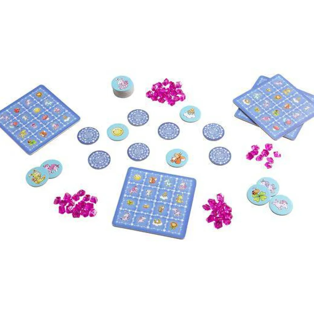 HABA Unicornio Destello – Bingo chispeante ·*Niños Juegos Haba|Juegos De Mesa Competitivos