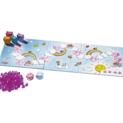 HABA Unicornio Destello – El tesoro de las nubes ·*Niños Juegos Haba|Juegos De Mesa Competitivos