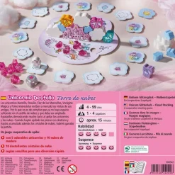 HABA Unicornio Destello – Torre de nubes ·*Niños Juegos Haba|Juegos De Mesa Cooperativos