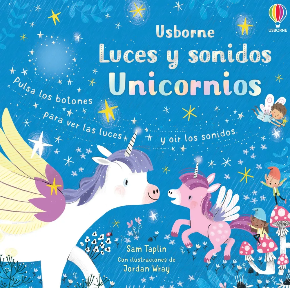 Usborne Unicornios Luces y Sonidos*Niños Libros Musicales Y Con Sonido|Libros Manipulativos