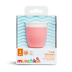 Munchkin Vaso Abierto C'est Silicona 60ml. Rosa ·* Vasitos De Agua Infantiles