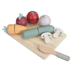 Little Dutch Verduras para Cortar ·*Niños Cocinas De Madera Y Accesorios Juguete|Juguetes Waldorf