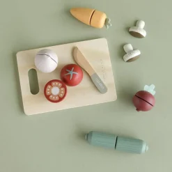 Little Dutch Verduras para Cortar ·*Niños Cocinas De Madera Y Accesorios Juguete|Juguetes Waldorf