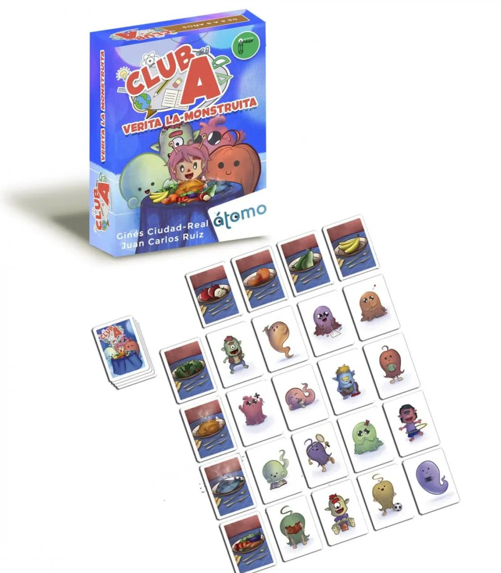 Átomo Games Verita La Monstruita-Club A*Niños Átomo Games|Juegos De Mesa De Viaje