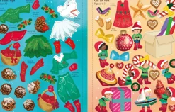 Usborne Visto a mis amigas · Hadas Navideñas*Niños Libros De Navidad Para Niños|Libros De Pegatinas