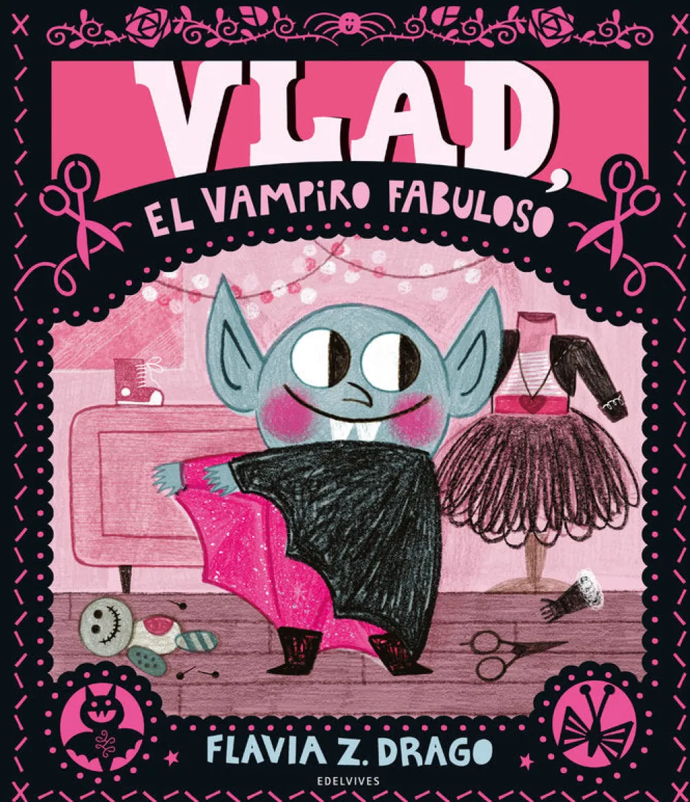 Edelvives Vlad el vampiro fabuloso*Niños Libros De Halloween Para Niños|Álbumes Ilustrados Infantiles