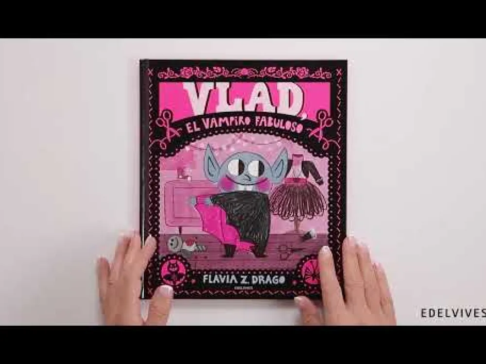 Edelvives Vlad el vampiro fabuloso*Niños Libros De Halloween Para Niños|Álbumes Ilustrados Infantiles