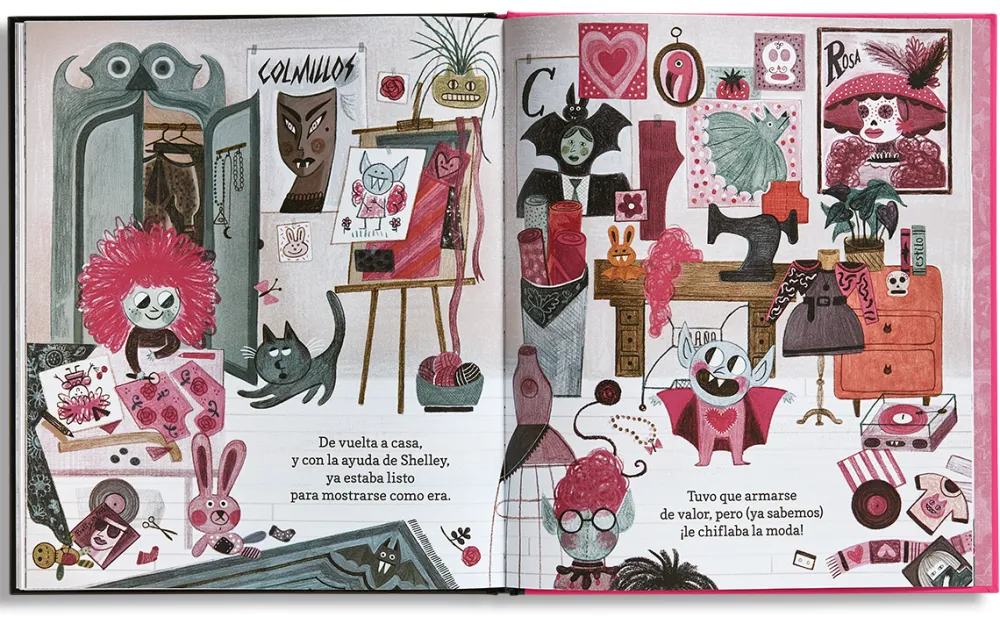 Edelvives Vlad el vampiro fabuloso*Niños Libros De Halloween Para Niños|Álbumes Ilustrados Infantiles