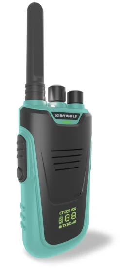 Kidywolf Walkie Talkies Kidytalk Natural-Cyan ·*Niños Walkie Talkie Para Niños