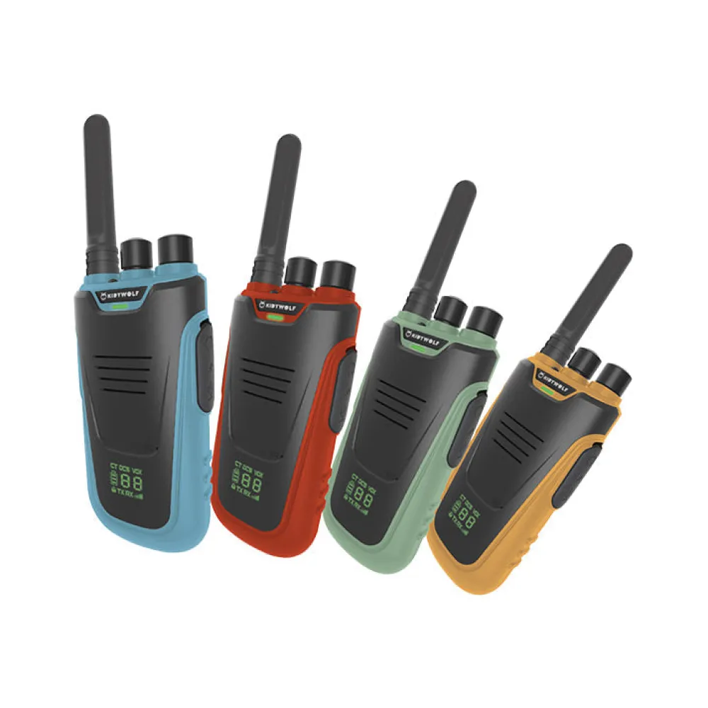 Kidywolf Walkie Talkies Kidytalk Rojo-Azul ·*Niños Tecnología|Walkie Talkie Para Niños