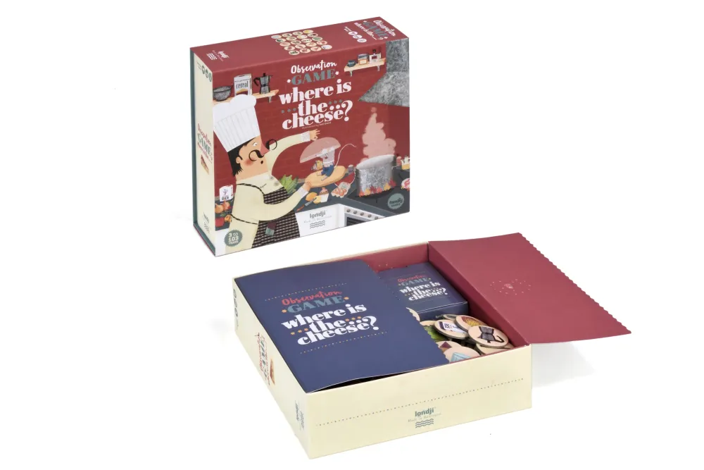 Londji Where is the Cheese ·*Niños Juegos De Mesa Competitivos|Juegos De Tablero