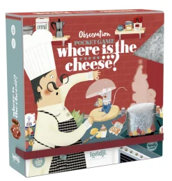 Londji Where is the Cheese Pocket Game ·*Niños Juegos De Mesa Competitivos|Juegos De Tablero