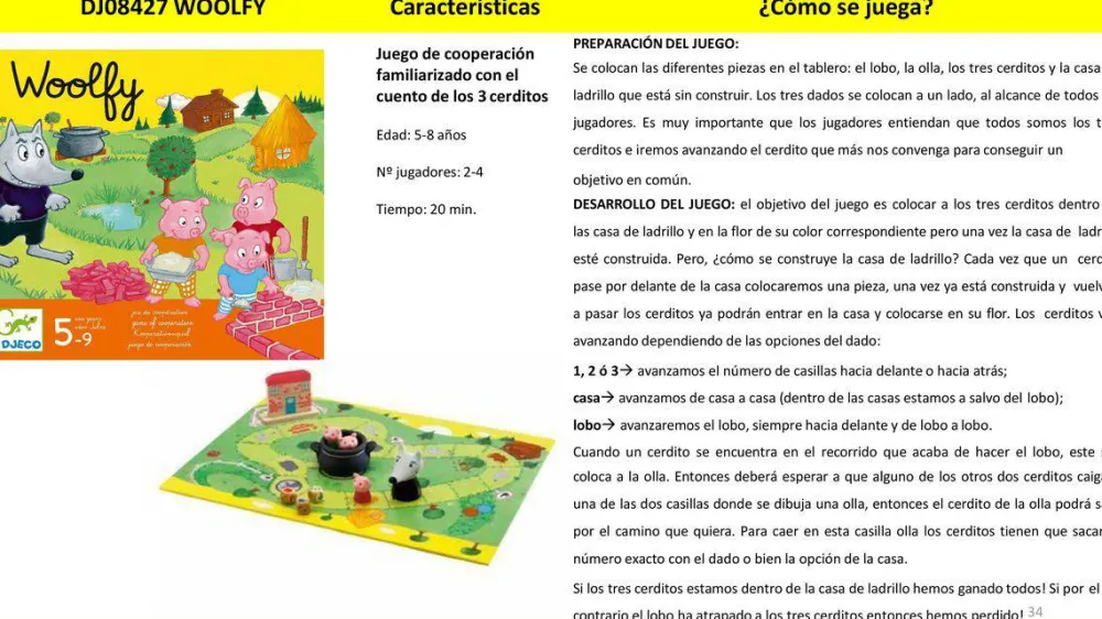 Djeco Woolfy ·*Niños Djeco|Juegos De Mesa Cooperativos
