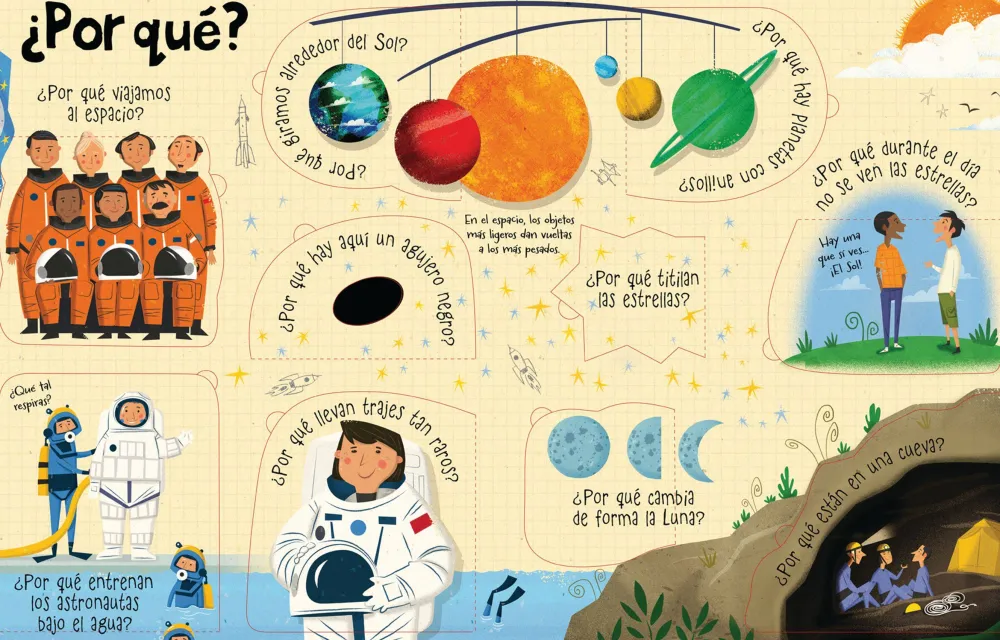Usborne Yo me pregunto... El espacio* Libros Con Solapas