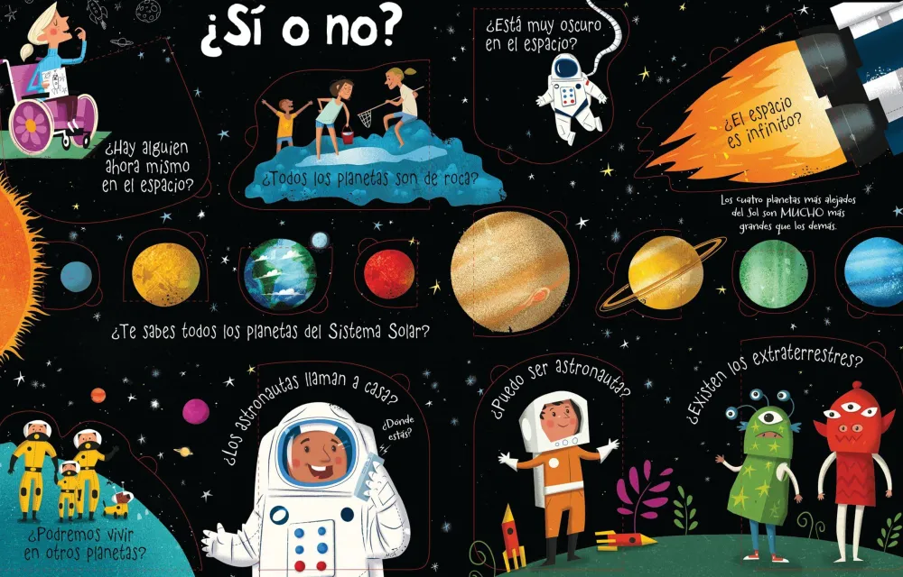 Usborne Yo me pregunto... El espacio* Libros Con Solapas