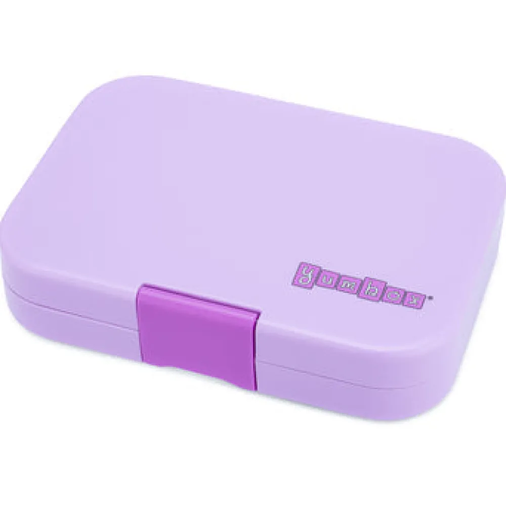 Yumbox Panino 4 compartimentos Purple Paris* Cajas De Almuerzo Infantil·Con Compartimentos