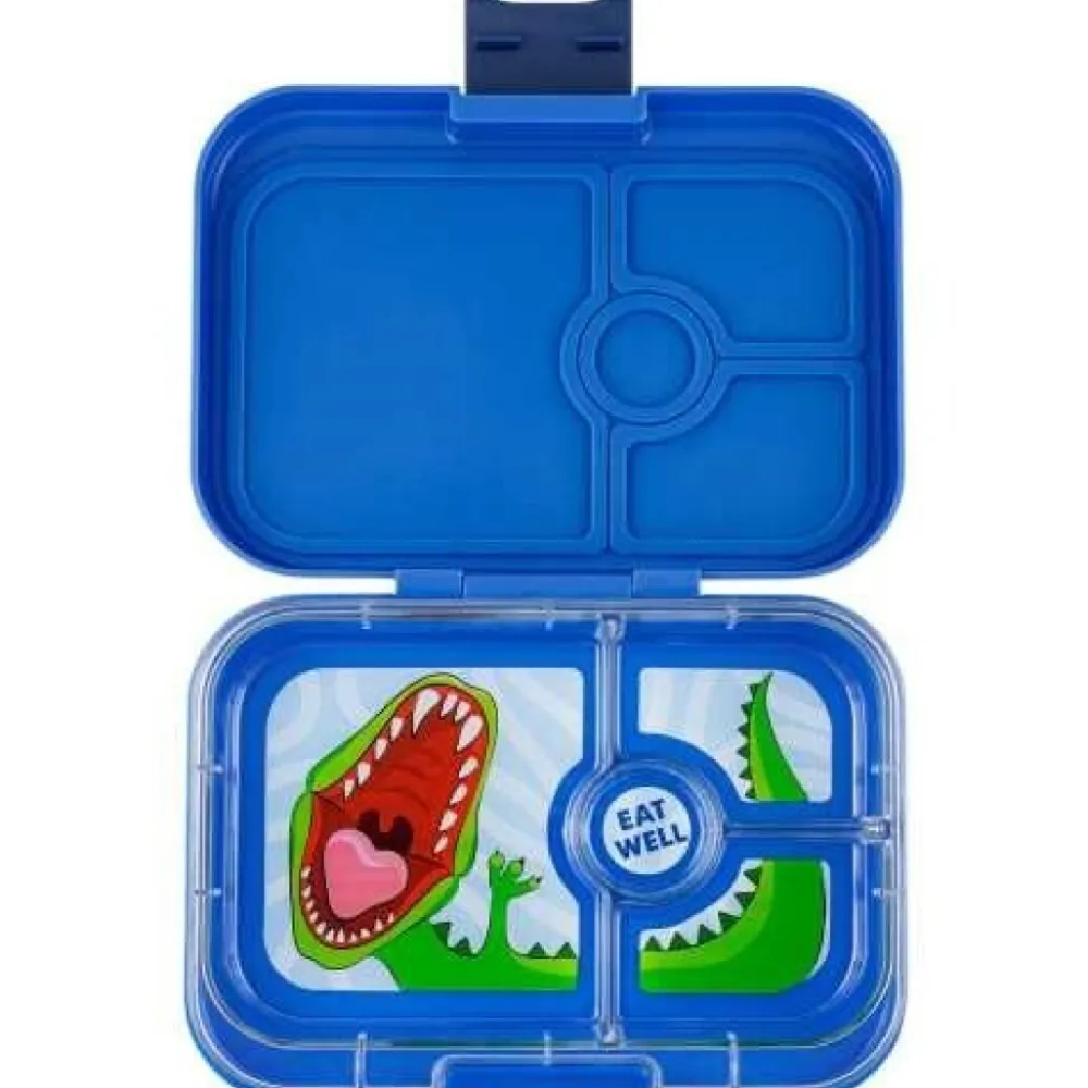Yumbox Panino 4 compartimentos Surf Blue Dino* Cajas De Almuerzo Infantil·Con Compartimentos