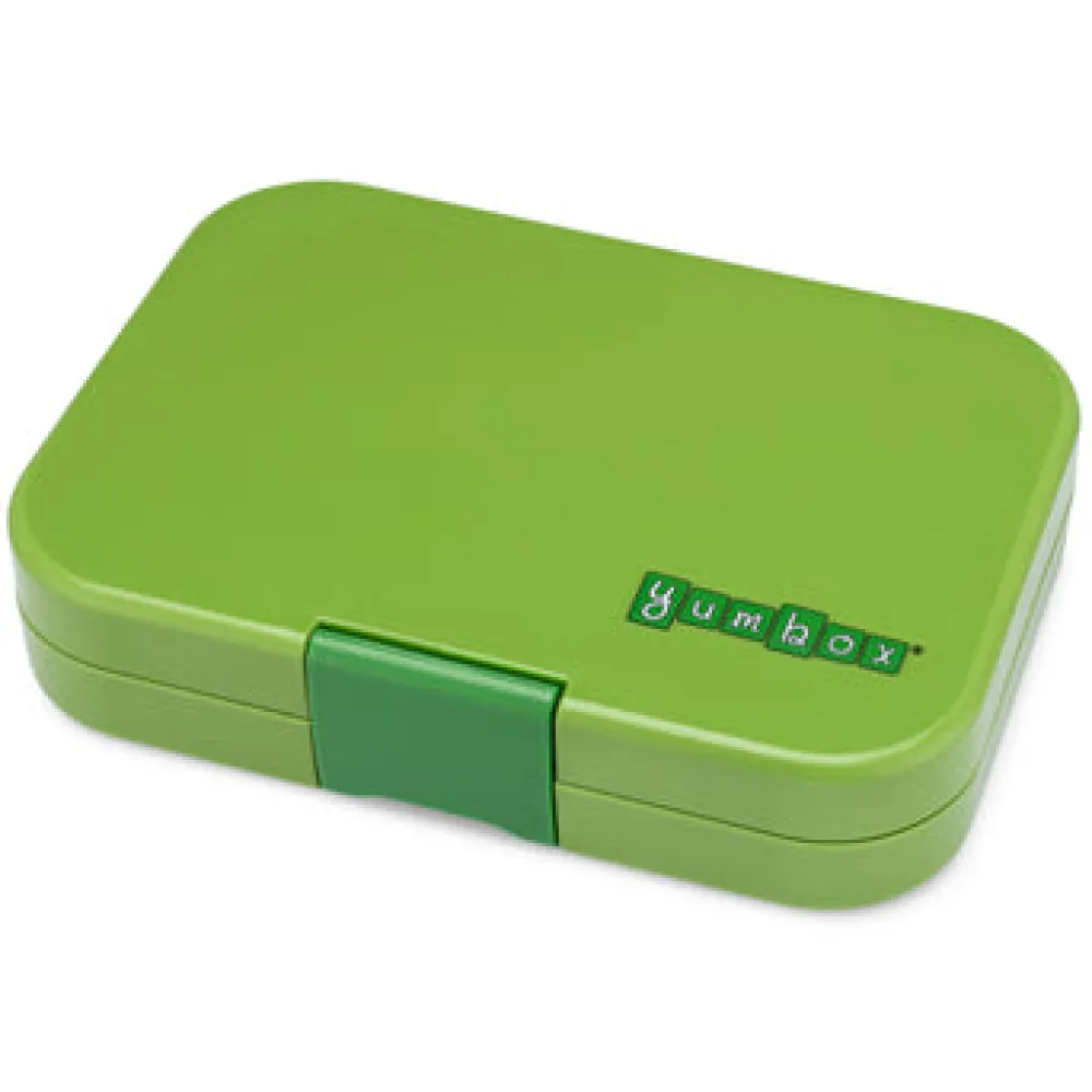 Yumbox Panino 4 compartimentos Green Matcha Race Cars* Cajas De Almuerzo Infantil·Con Compartimentos