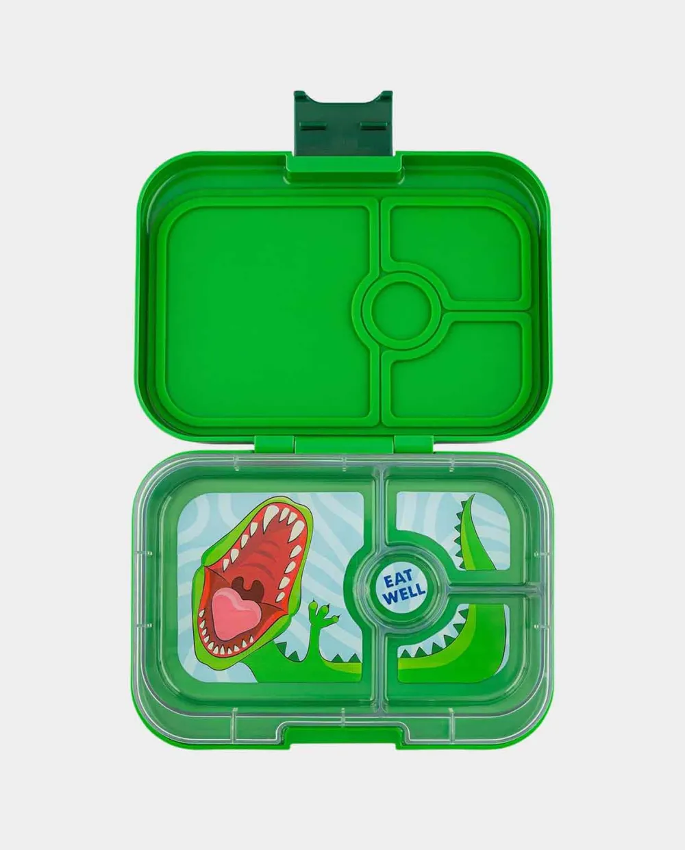 Yumbox Panino 4 compartimentos Green Dino* Cajas De Almuerzo Infantil·Con Compartimentos