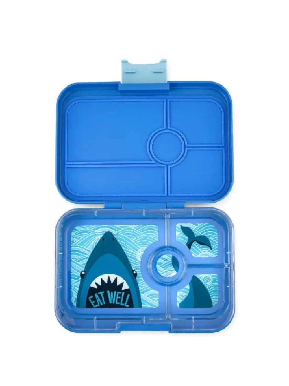 Yumbox Panino 4 compartimentos Surf Blue Tiburón* Cajas De Almuerzo Infantil·Con Compartimentos
