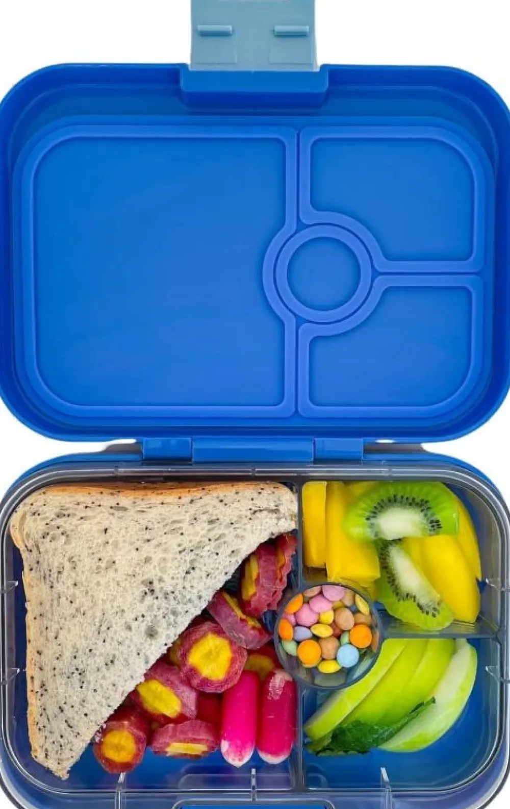 Yumbox Panino 4 compartimentos Surf Blue Tiburón* Cajas De Almuerzo Infantil·Con Compartimentos