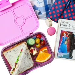 Yumbox Panino 4 compartimentos Fifi Pink Paris* Cajas De Almuerzo Infantil·Con Compartimentos