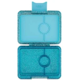Yumbox Snack 3 compartimentos Glitter Blue* Cajas De Almuerzo Infantil·Con Compartimentos