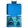 Yumbox Snack 3 compartimentos Surf Blue Shark* Cajas De Almuerzo Infantil·Con Compartimentos