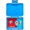 Yumbox Snack 3 compartimentos Surf Blue Cohetes* Cajas De Almuerzo Infantil·Con Compartimentos