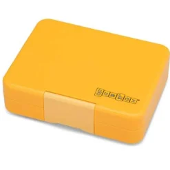 Yumbox Snack 3 compartimentos Yellow Shark* Cajas De Almuerzo Infantil·Con Compartimentos