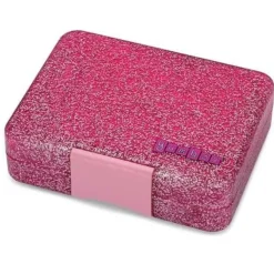 Yumbox Snack 3 compartimentos Glitter Pink* Cajas De Almuerzo Infantil·Con Compartimentos