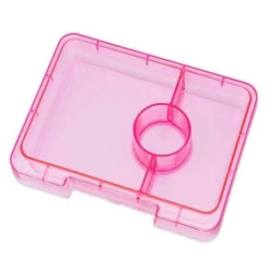 Yumbox Snack 3 compartimentos Glitter Pink* Cajas De Almuerzo Infantil·Con Compartimentos