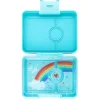 Yumbox Snack 3 compartimentos Aqua Rainbow* Cajas De Almuerzo Infantil·Con Compartimentos