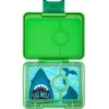 Yumbox Snack 3 compartimentos Green Shark* Cajas De Almuerzo Infantil·Con Compartimentos