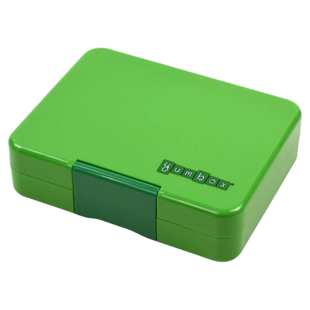 Yumbox Snack 3 compartimentos Green Shark* Cajas De Almuerzo Infantil·Con Compartimentos