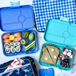Yumbox Tapas 4 compartimentos Antibes Blue jungla* Cajas De Almuerzo Infantil·Con Compartimentos