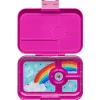 Yumbox Tapas 4 compartimentos Malibú Fucsia + Rainbow* Cajas De Almuerzo Infantil·Con Compartimentos