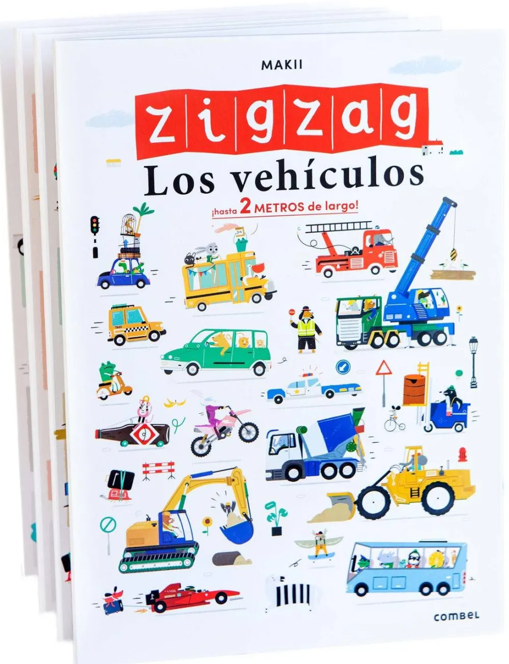 Combel Zigzag Los vehículos* Libros Con Solapas|Libros De Cartoné