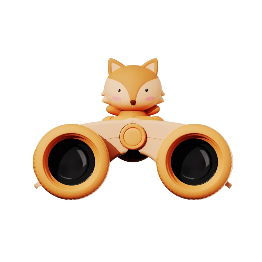 The Zoofamily Zoo Eyes Fox · Zoofamily*Niños Prismáticos Para Niños|Juguetes Stem