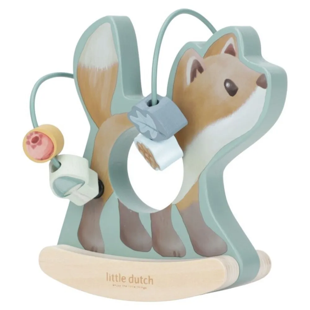 Little Dutch Zorro Balancín FSC Forest Friends ·*Niños Juguetes De Madera Para Niños|Juguetes Y Juegos Motricidad Fina